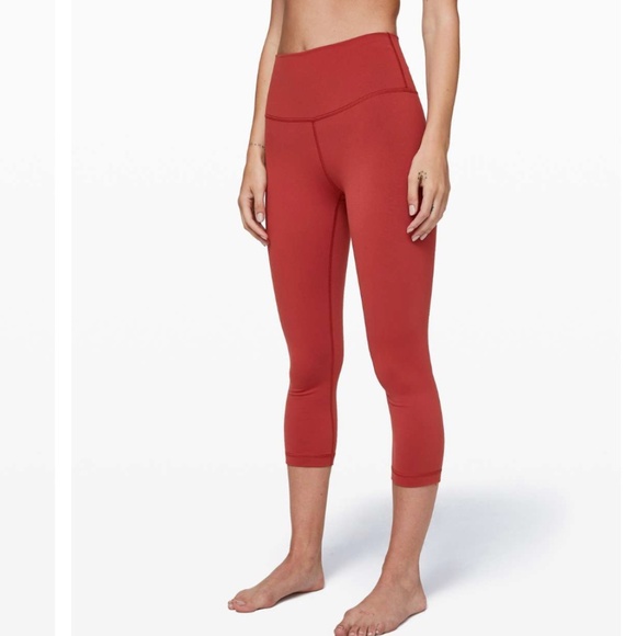 Lululemon Wunder Under Crop (High-Rise) *Full-On Luon 21" Capri Leggings - Picture 3 of 11